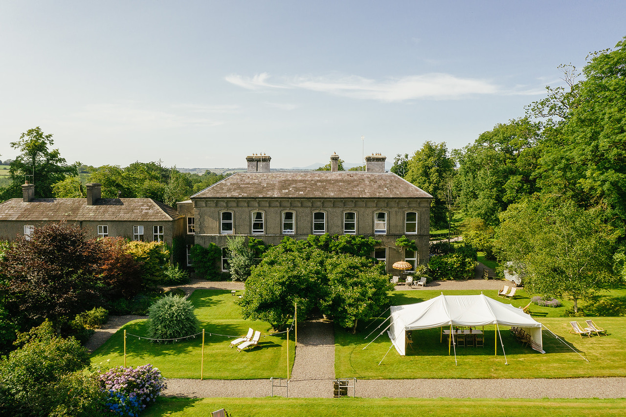 Back garden at Ballyvolane House by David McClelland.