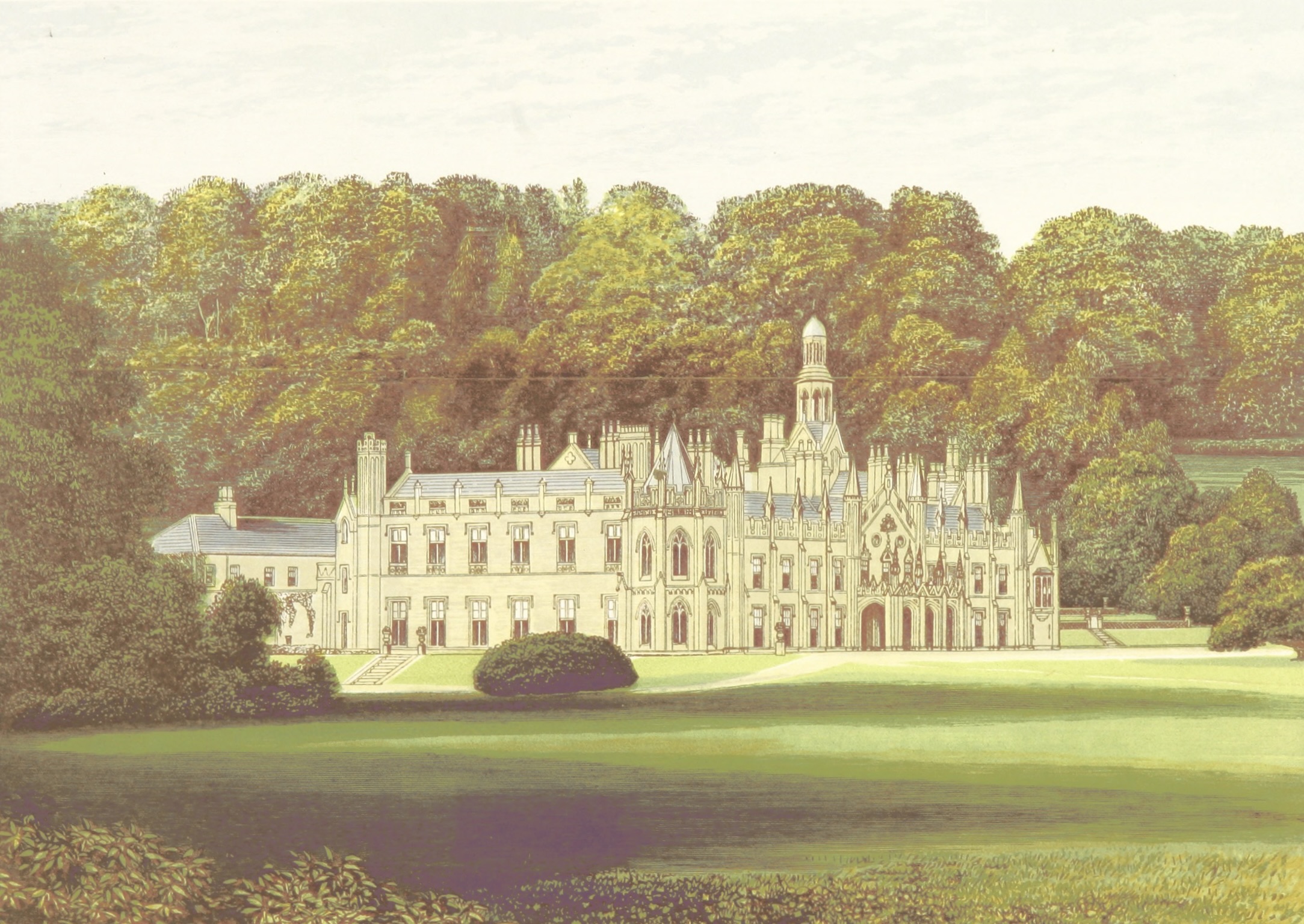 Shelton Abbey, Co. Wicklow, Morris, c.1880.