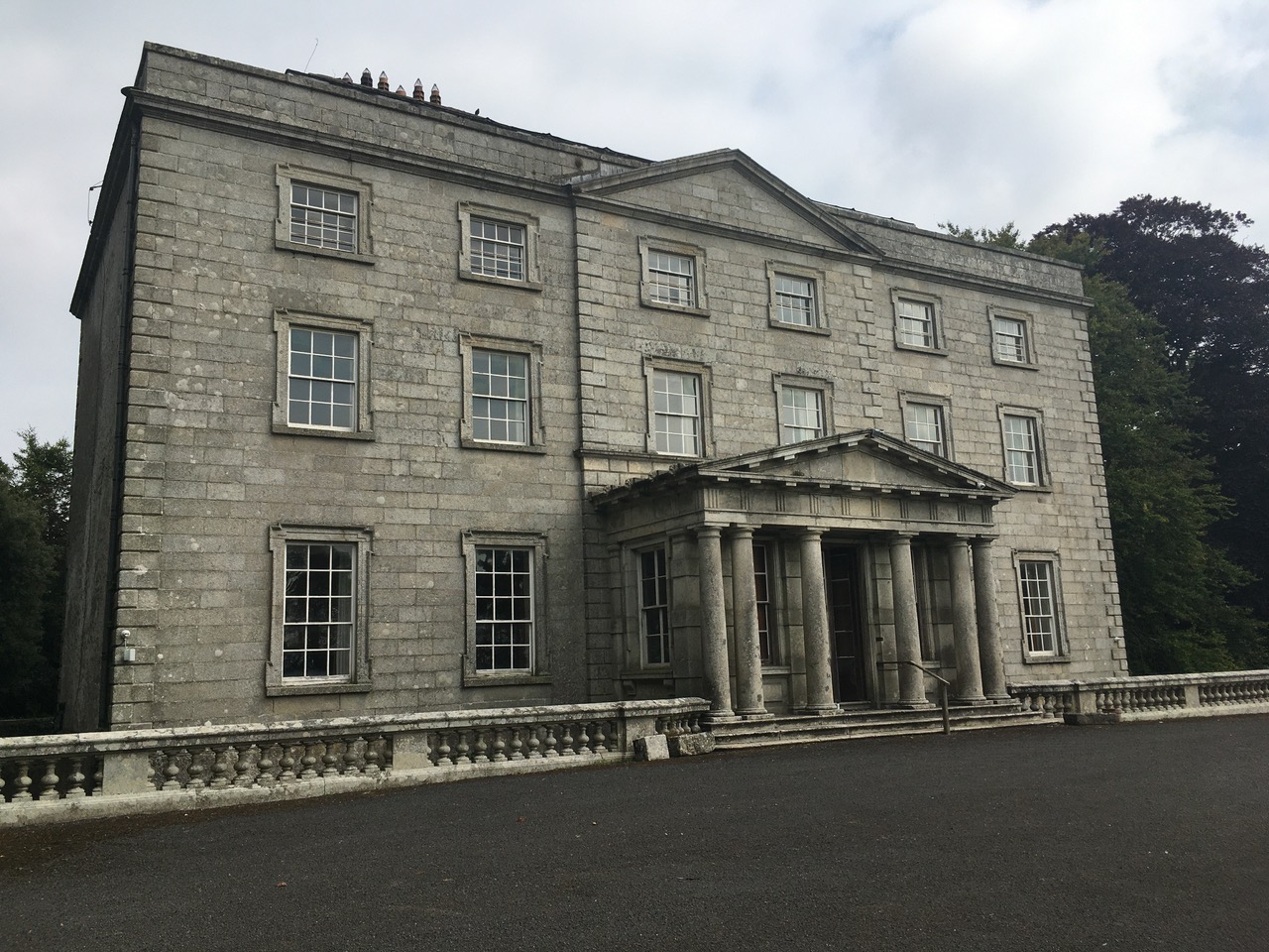 Above: Browne's Hill, County Carlow, pictured in 2020. The house is thought to have been built in 1763.
