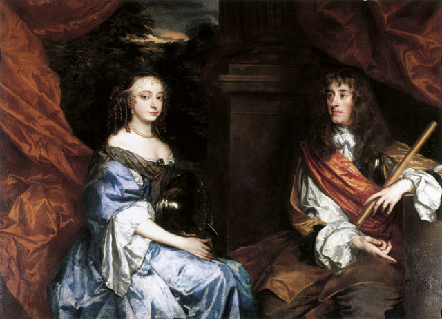 James II and his second wife, Anne Hyde, by Sir Peter Lely.
