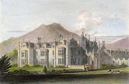 Kilruddery House, Bray, County Wicklow,  in the 19th century. 