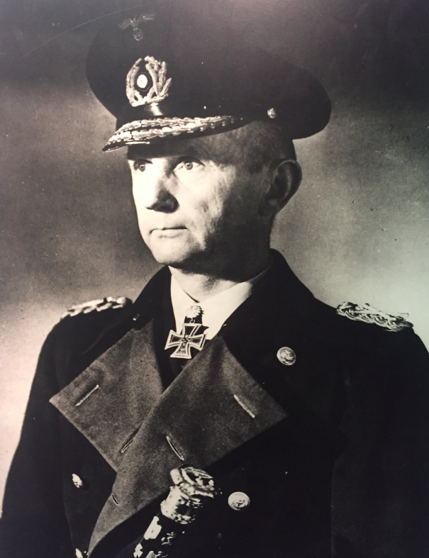 Admiral Doenitz (from a photo at the RAF Museum, Hendon).