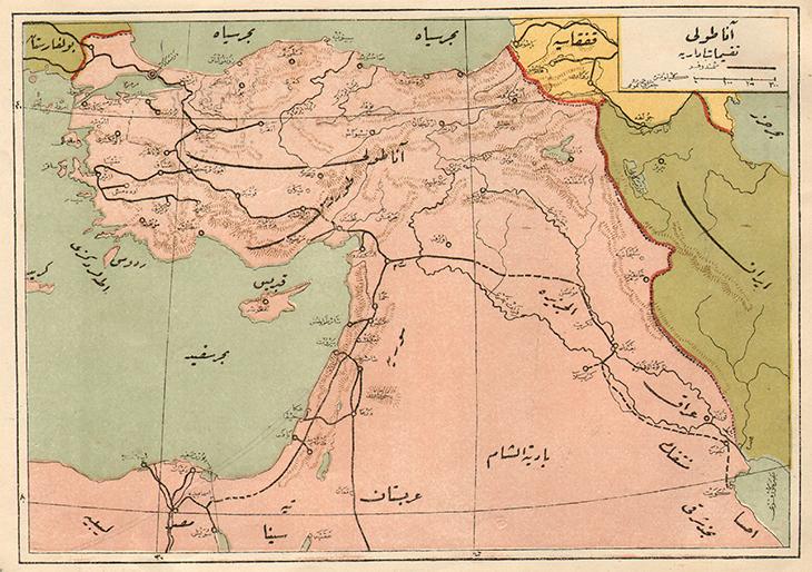 The Ottoman Railway system prior to World War One.