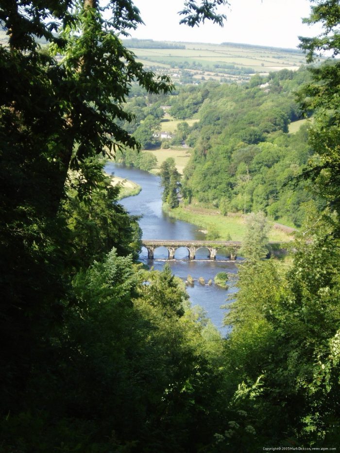 The River Nore flowing by Woodstock.