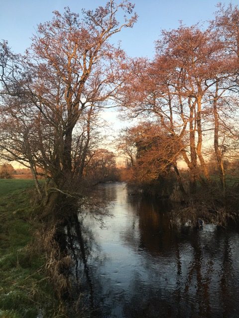 The River Derreen at Acaun. Photo: Turtle Bunbury (2021)