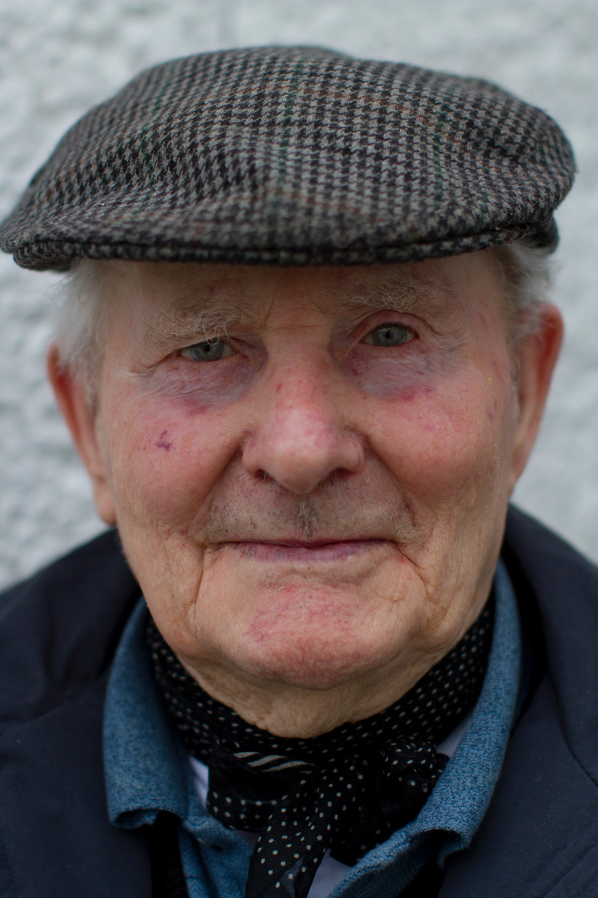 Seamus Vaughan (1922-2013), Clothes Merchant & Turf Cutter, Upper Dirreen, Athea, County Limerick. Photo: James Fennell.