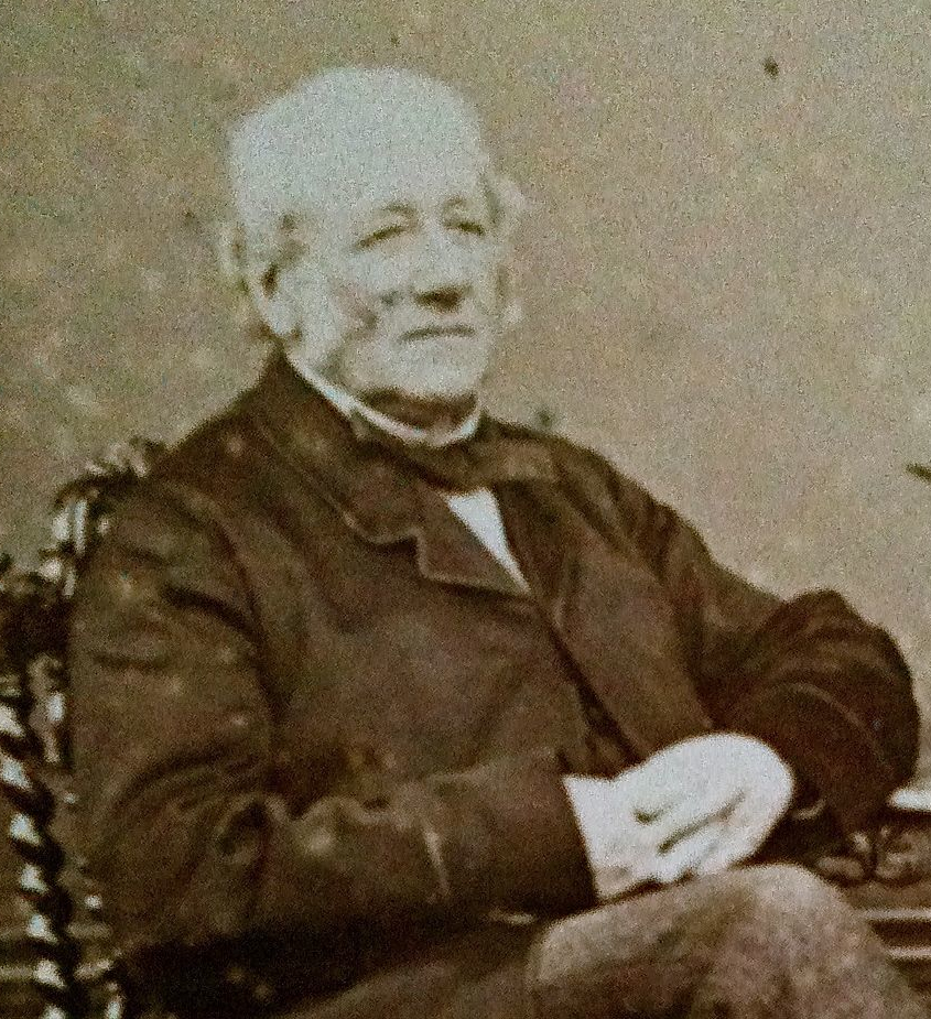 Close up of the man I believe to be Captain William McClintock Bunbury.