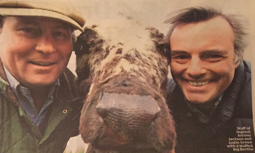 Antony and Justin with Bertha.