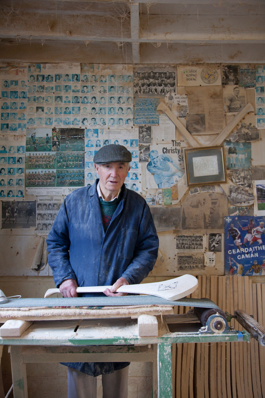 Jimmy Ryan (1928-2018, Hurley Maker), Crosscannon, Killenaule, County Tipperary. Photo: James Fennell.