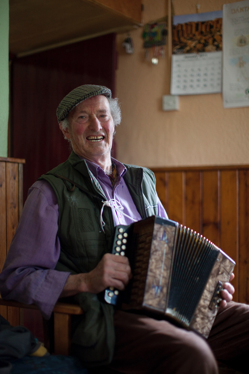 Tomas O Niallain (farmer, musician & policeman, born 1932) Gort, Co. Galway