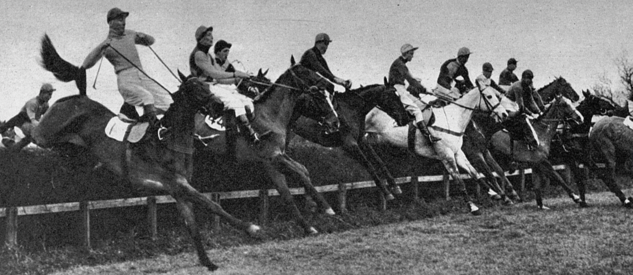 I concede this is not Naas but it is too cool a shot to ignore - its a race at Cheltenham from 17 March 1948.