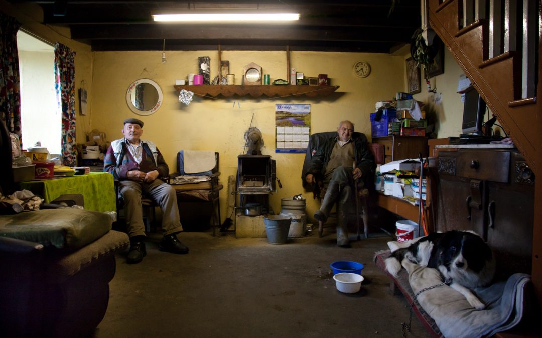 The Caherlaska Three: Ellen O’Keeffe (1920-2017), housewife; Timmy O’Keeffe (1931-2017), farmer; and Patsy Kingston (1935-2018), farmer, soldier + bus driver.