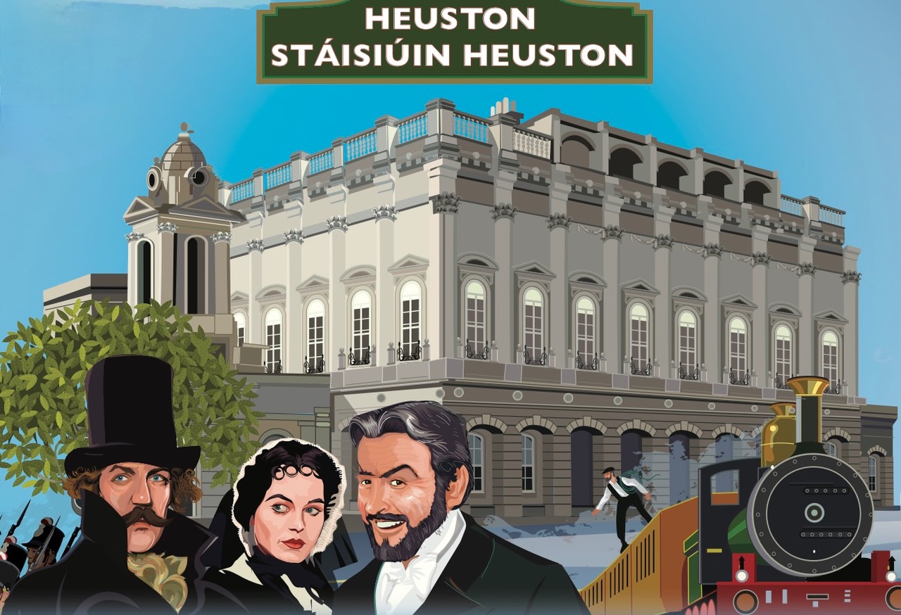Heuston Station. Illustration: Derry Dillon.