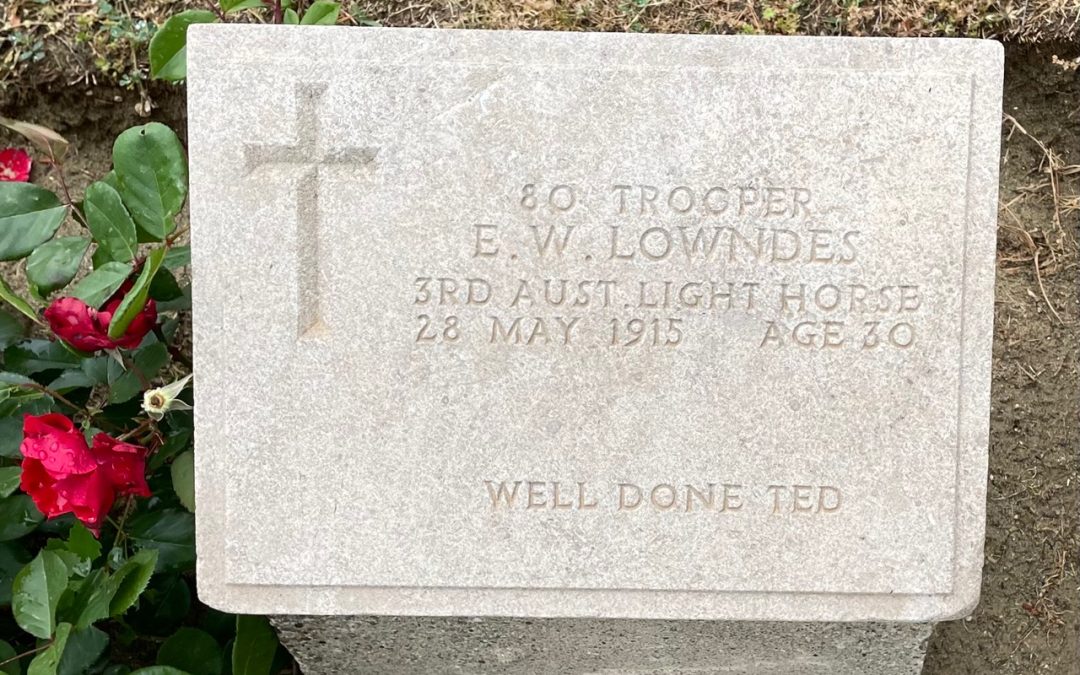 Well Done Ted – Edward Whitaker Lowndes (1884-1915)