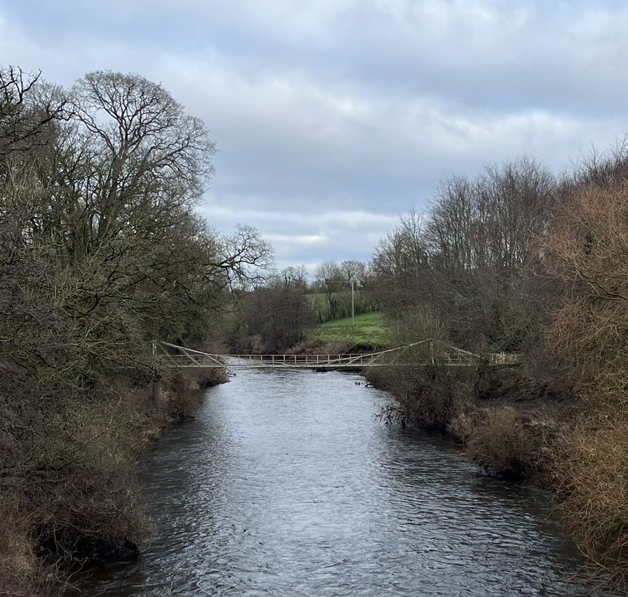 The Dredge Bridge over the River Blackwater just outside Caledon, County Tyrone. Photo: December 2025.