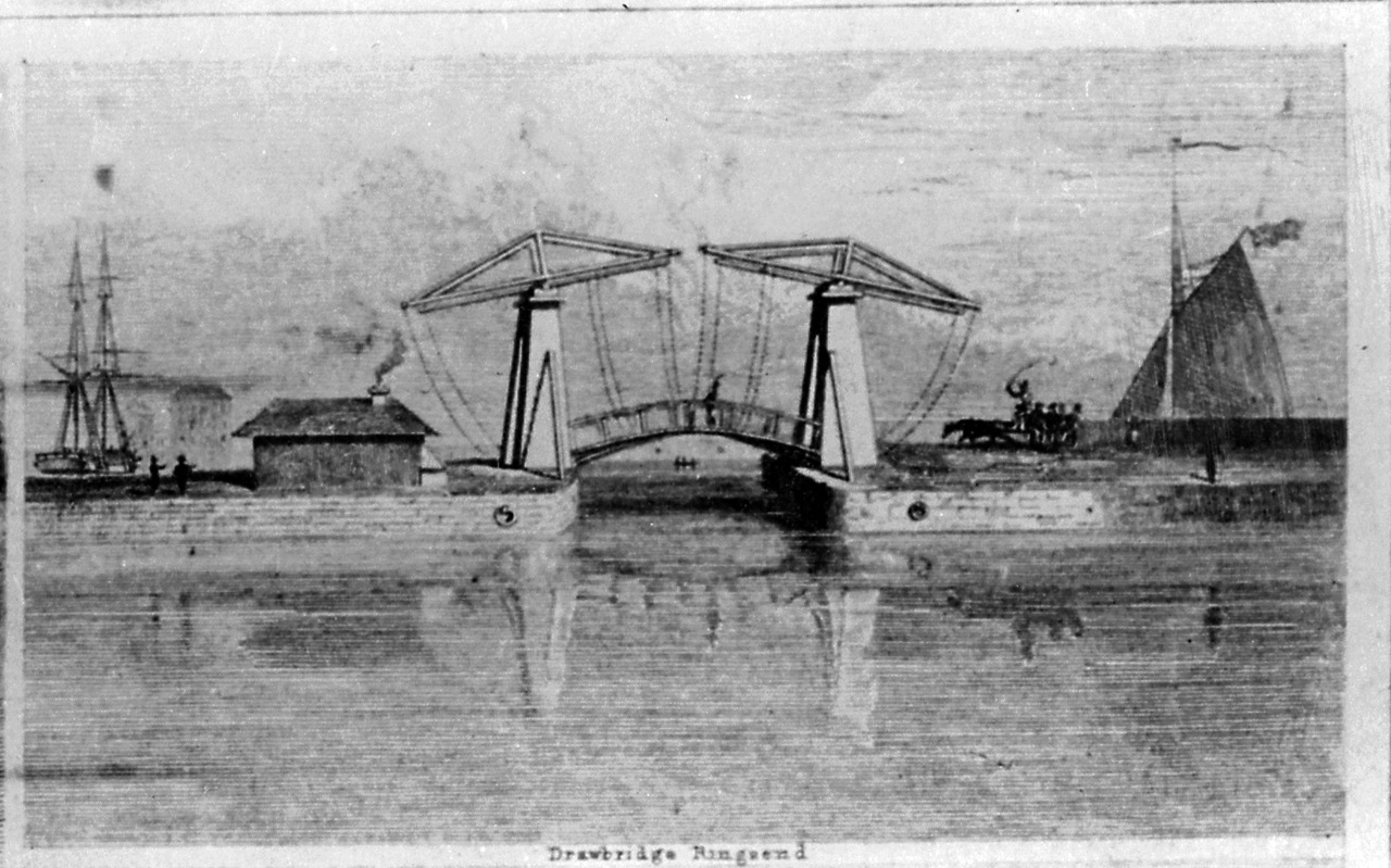 The original Ringsend Drawbridge.