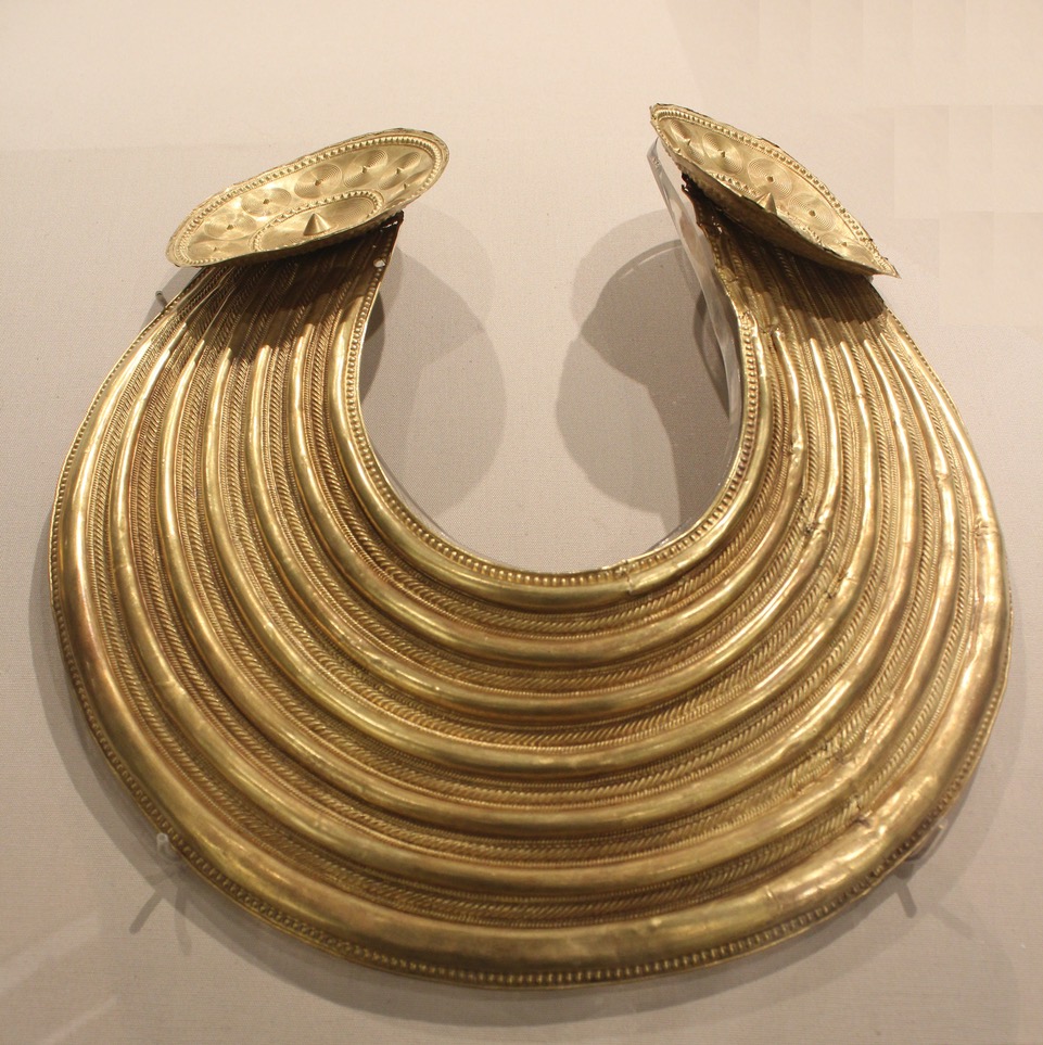 The Glenisheen Gorget, courtesy of the National Museum of Ireland.
